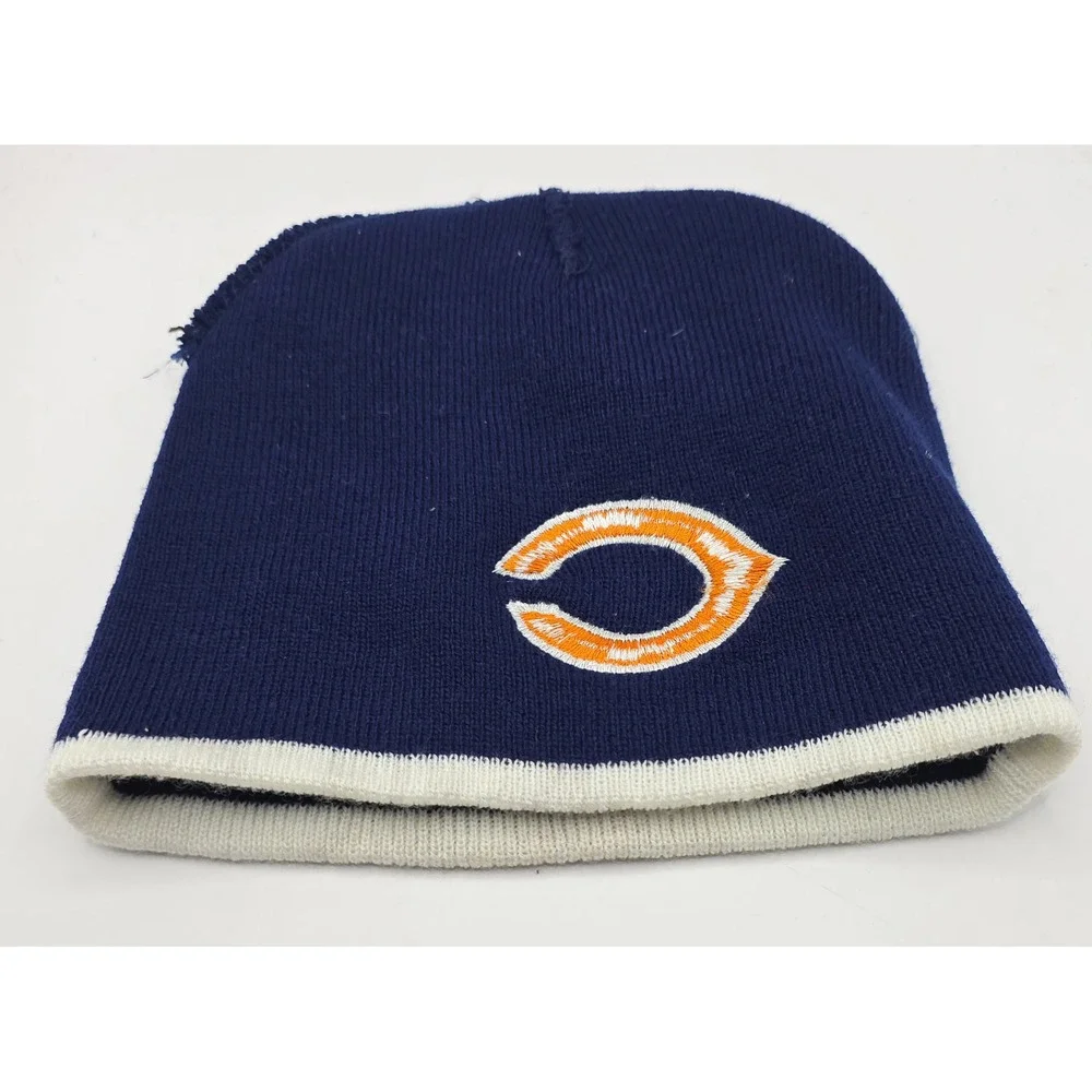 Chicago Bears Embroidered C Logo Knit Beanie Hat‎ Skull Cap NFL Footbal